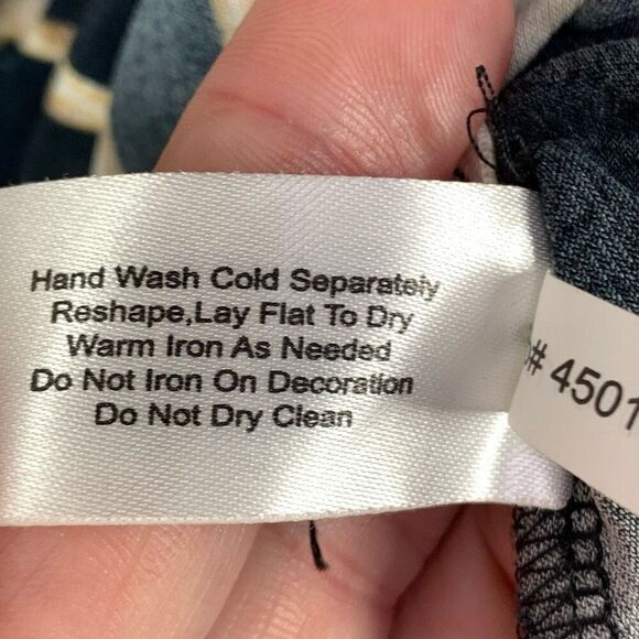 Boston Proper Women's Abstract Striped Long Bell Sleeve Top Multicolor Size XS - Picture 8 of 11